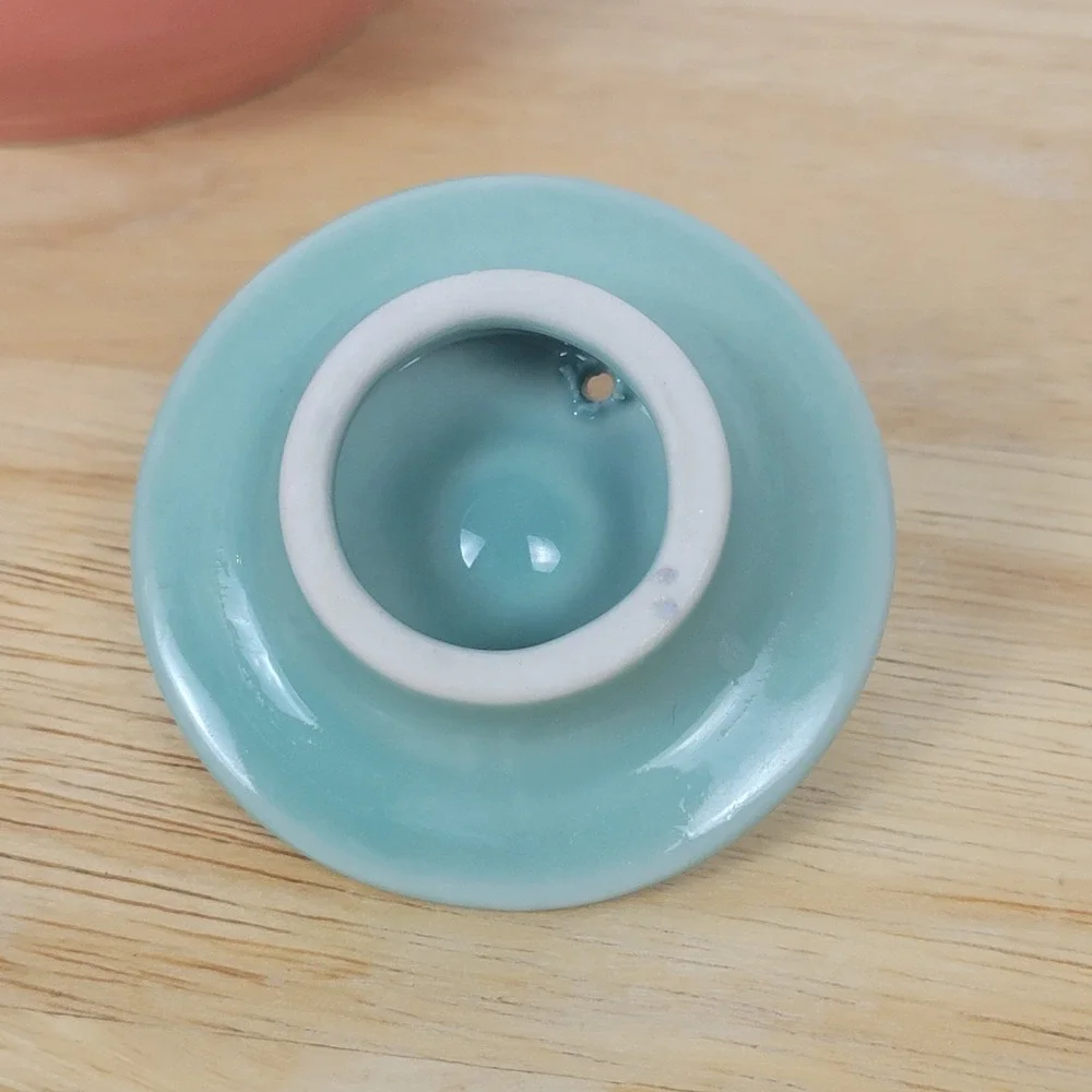 Vintage 80s Lindt Stymeist Colorways Creamer Japan Ceramic Mini Teapot & Lid